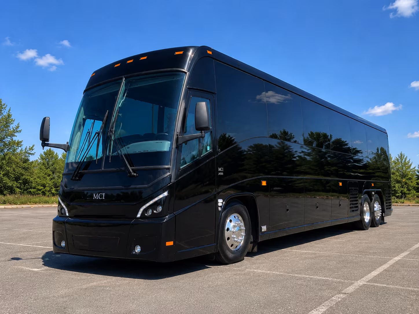 long distance military charter buses to camp rapid and ellsworth afb