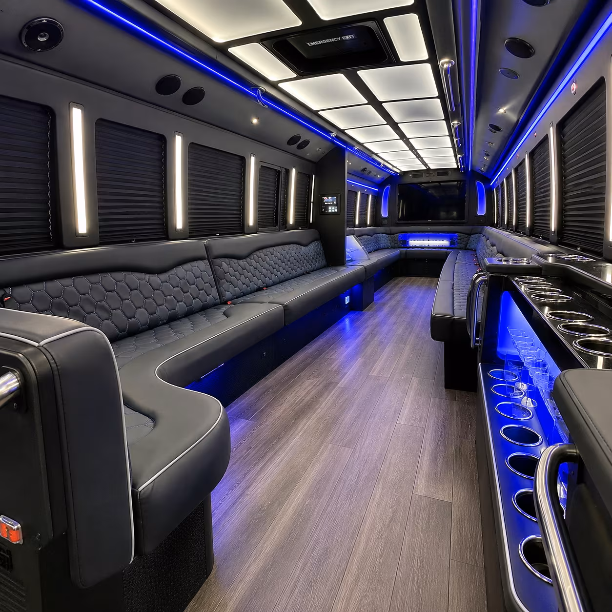 prom photo stops at falls park and downtown sioux falls are easy with a party bus
