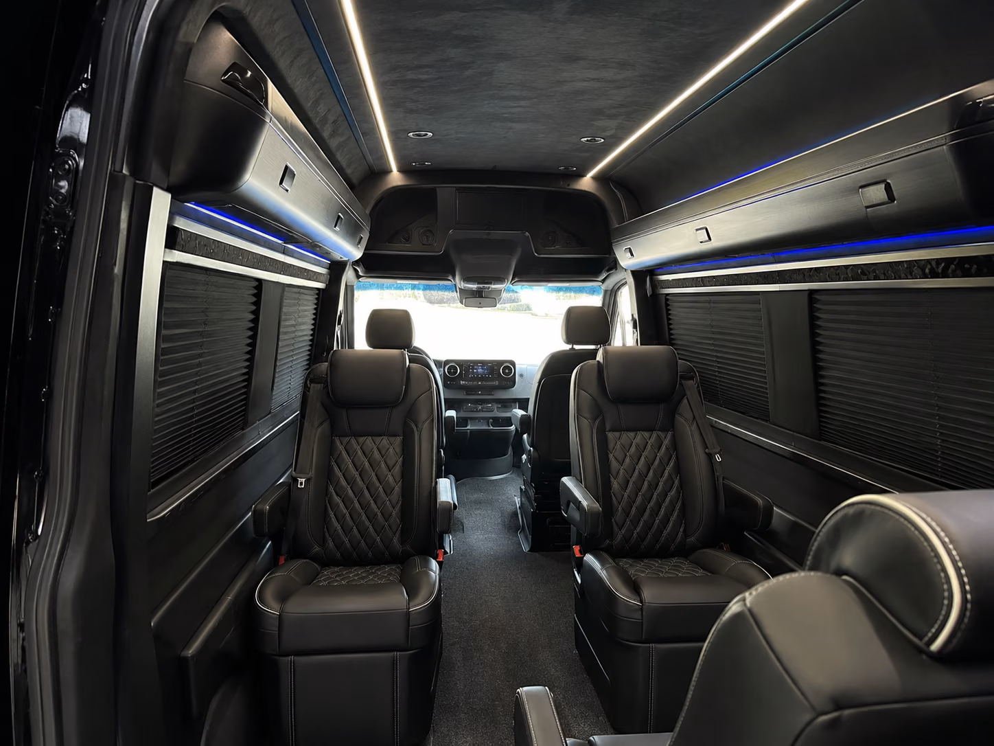 sprinter van with driver interior